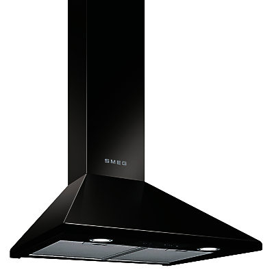 Smeg KSED65NEE 60cm Chimney Cooker Hood, Black Smeg KSED65NEE 60cm Chimney Cooker Hood, Black